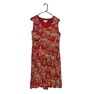 Bill Burns Dress 6 Y2K Floral Gauze Boho Midi Sleeveless Cottagecor Retro Granny